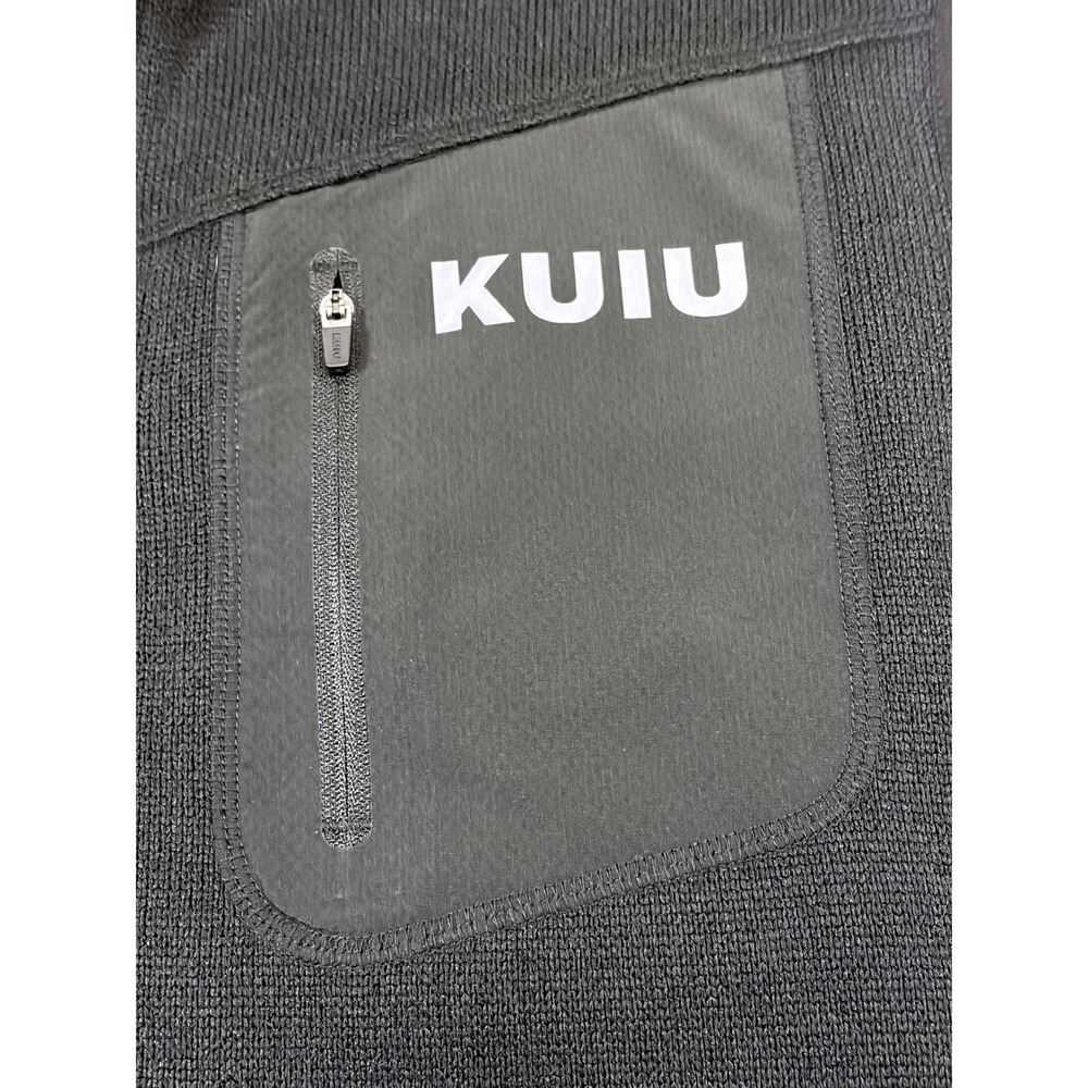 KUIU Base Camp High Loft Sweater Fleece Vest Mens Large Black Full Zip PO 002682 - Picture 5 of 10